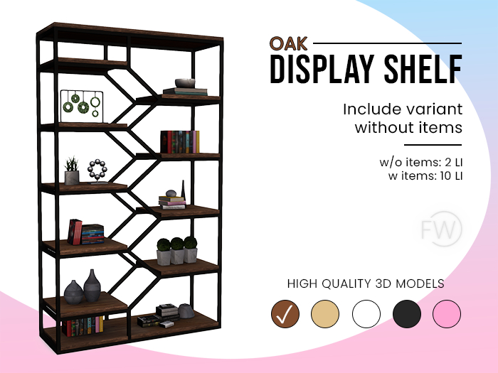 [FWC] Display Shelf [Oak]