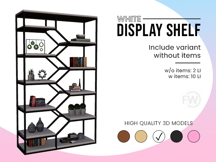 [FWC] Display shelf [White]