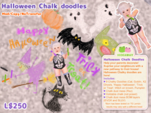[Hideaway] Halloween Chalk Doodles