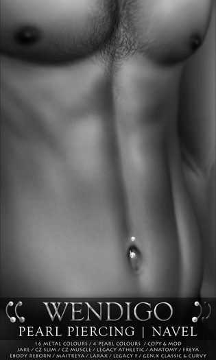 Wendigo - Pearl Piercing NAVEL [Demo]