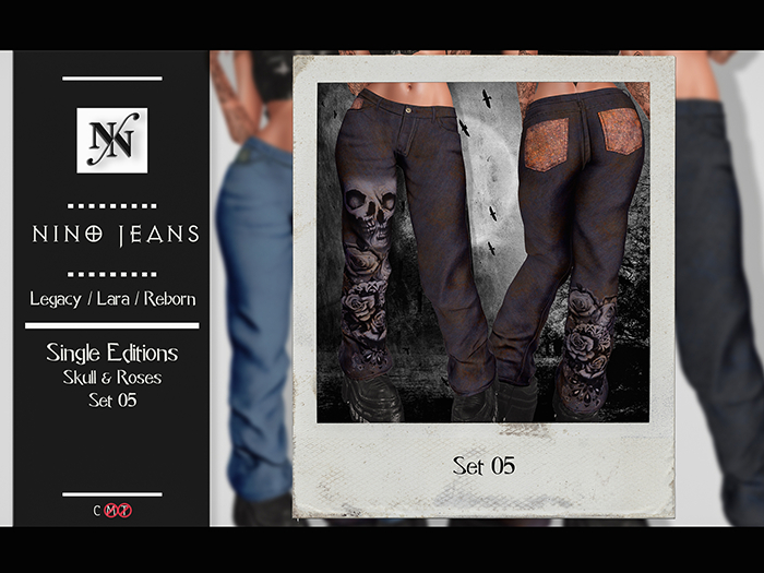 ::NN:: Nino Jeans // Skull & Roses 05  