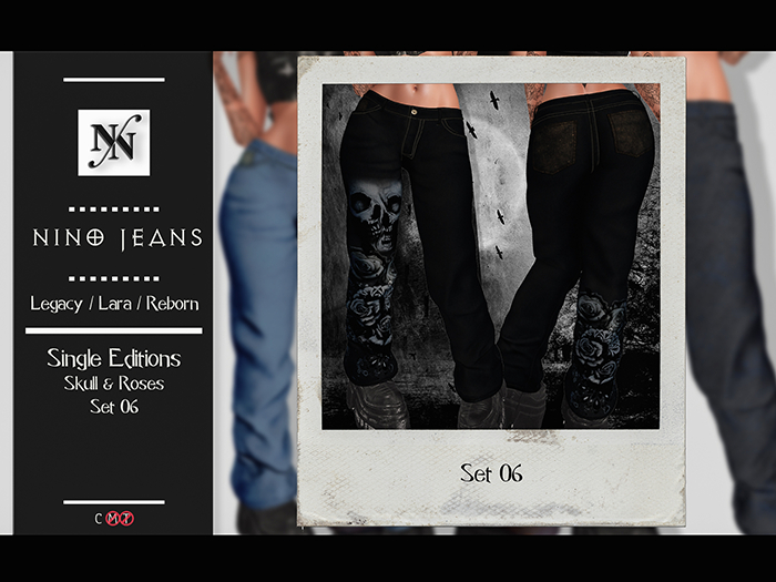 ::NN:: Nino Jeans // Skull & Roses 06  