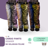 KiJu@ BG Solarian Feline Cargo Pants Hexagon