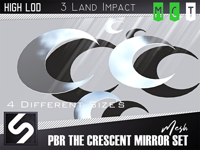[Saracoglu] PBR The Crescent Mirror Set
