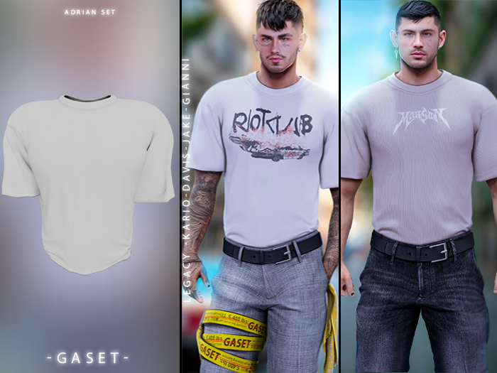 GASET - WHITE ADRIAN SHIRT