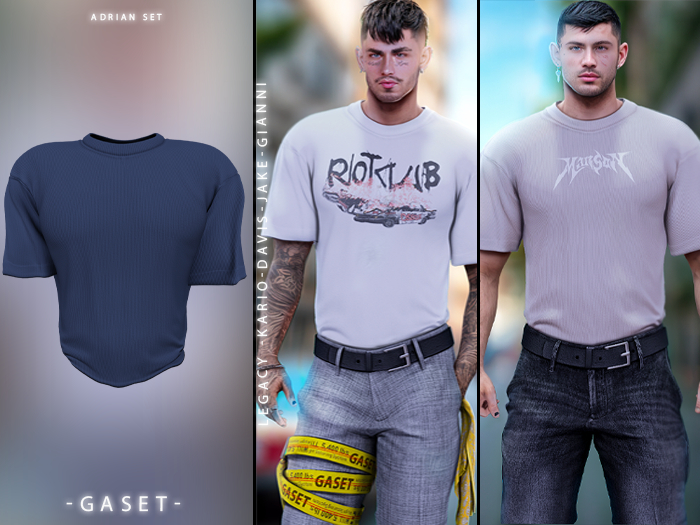 GASET - NAVY ADRIAN SHIRT