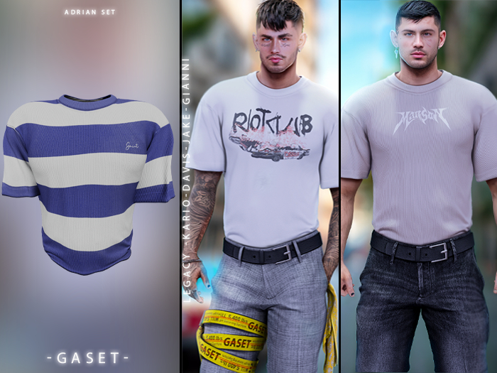 GASET - WIDE STRIPE V1 ADRIAN SHIRT