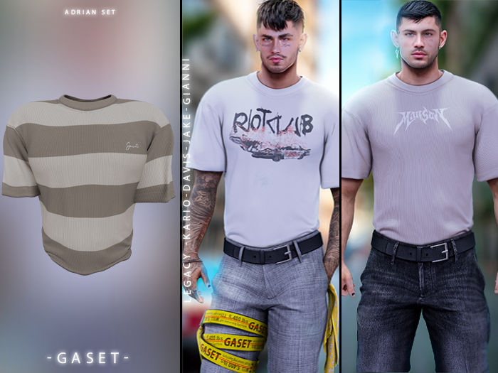 GASET - WIDE STRIPE V2 ADRIAN SHIRT