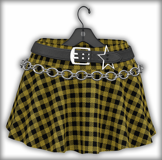 tsuki. starry skirt {Yellow}