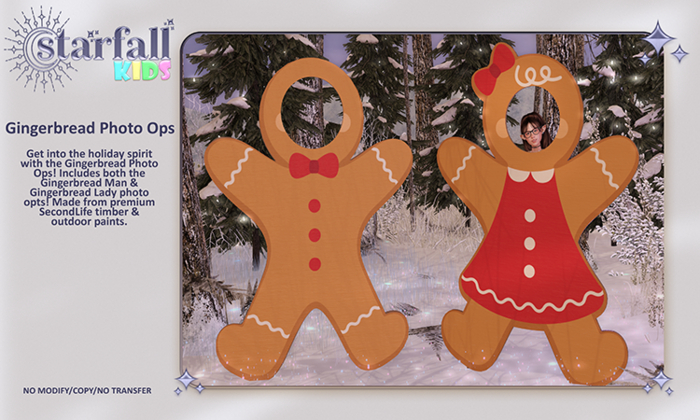 {Starfall Kids} - Gingerbread Photo Ops
