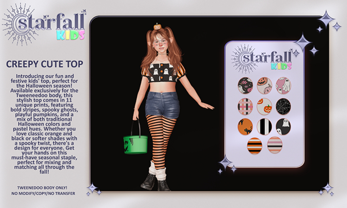 {Starfall Kids} - Creepy Cute Top (unpacker)