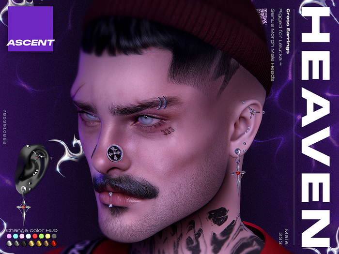 ASCENT - Heaven Earrings (Genus Morph + Lel EvoX M)