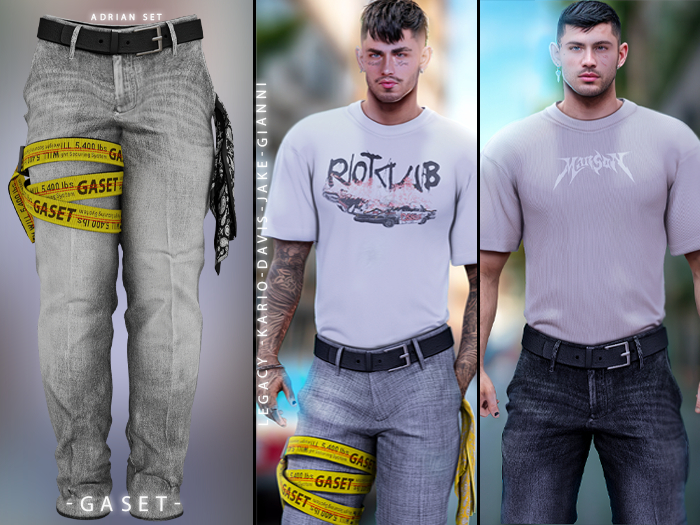 GASET - DENIM V7 ADRIAN PANT