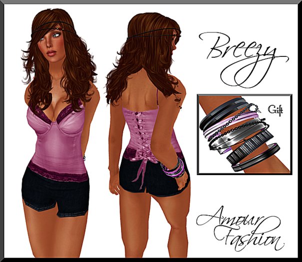 Amour Fashion - Breezy Outfit - Pink