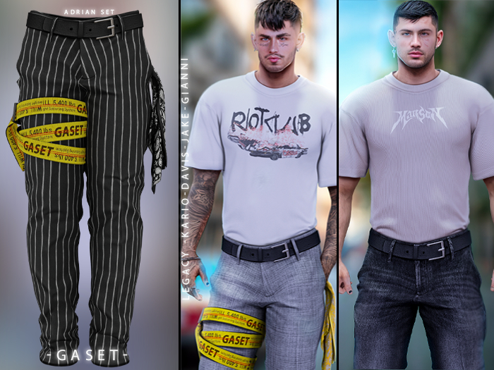 GASET - STRIPES V1 ADRIAN PANT