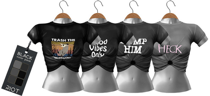 RIOT / Parker Wet Tee - Black Pack