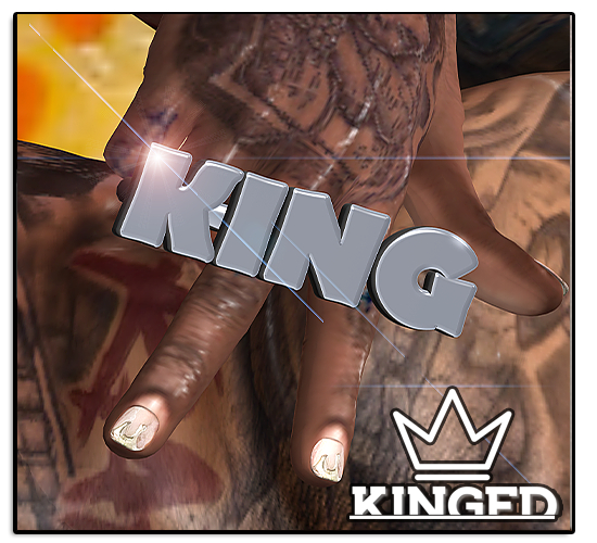 [K] KING KNUCKLE RING {NOT RIGGED}
