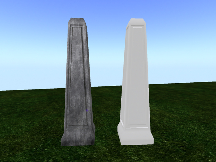 Cement monument  - MESH - FULL PERM