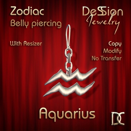 Aquarius Belly Piercing 