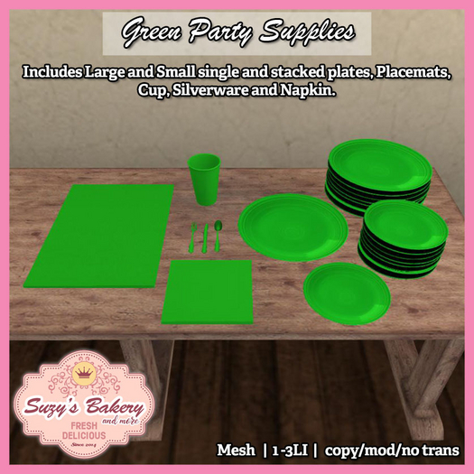 ~*SB's*~ Green Party Set [Boxed]
