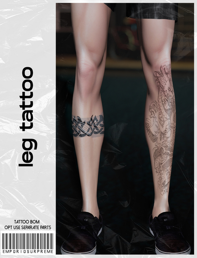 [ES] Leg Tattoo Dragonfire .pack 