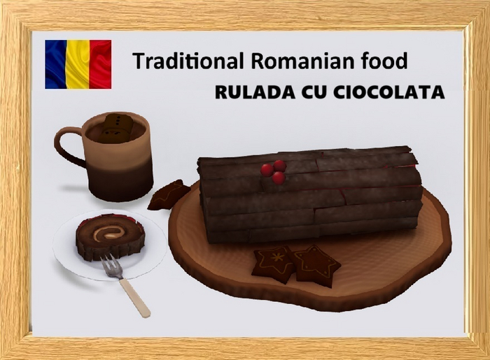@MA@ Rulada cu ciocolata - traditional Romanian food