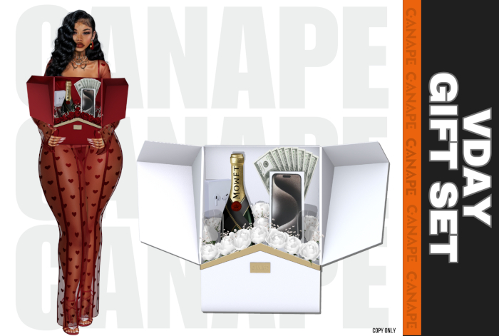 [Canape] Vday Gift Set - WHITE/WHITE