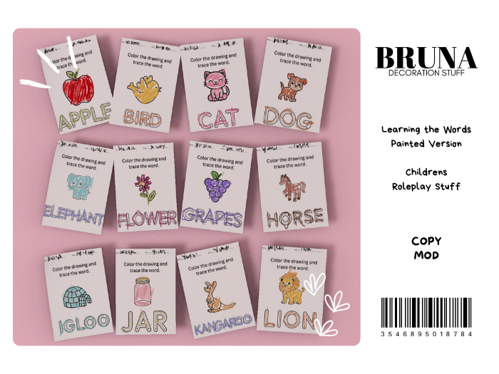 BRUNA - Learning the Words - Painted Version