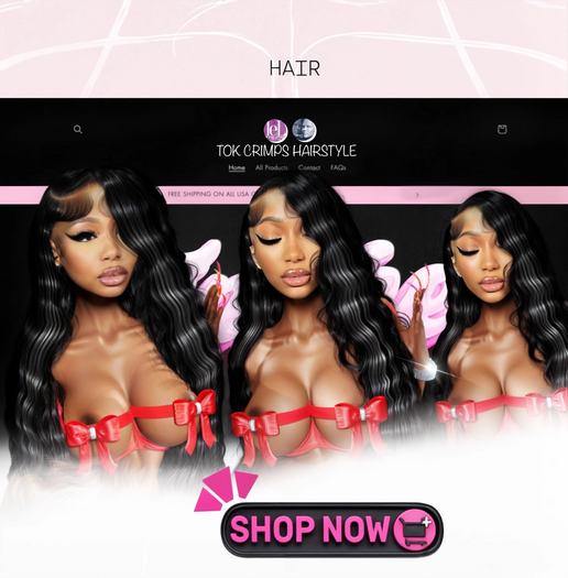 TOK CRIMPS HAIRSTYLE DEMO