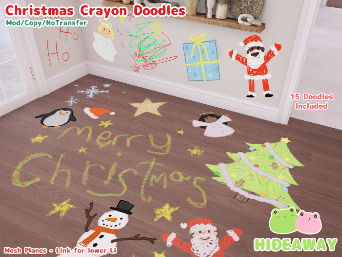 [Hideaway] Christmas Crayon Doodles