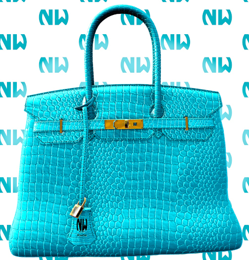 Nana White // Burkin Aligator//Sky