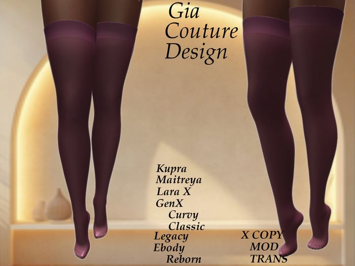 "GCD" Keri Silk Stockings Pink