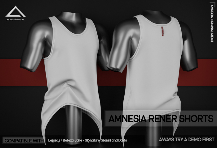 # AMNESIA - Davi Tank Top - White