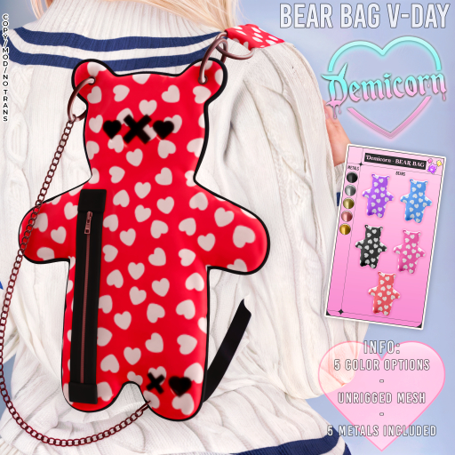 DEMICORN - BEAR BAG - VDAY