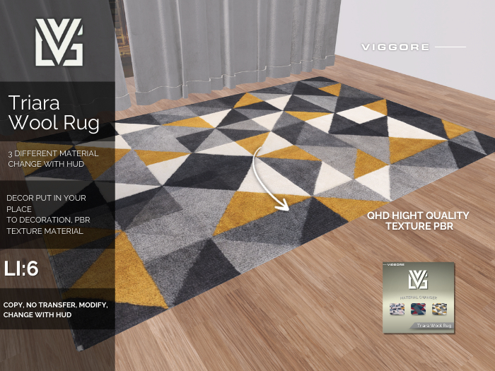 Viggore// Triara Wool Rug 