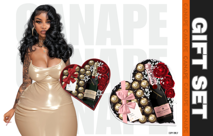 [Canape] Gift Set - PINK/WHITE