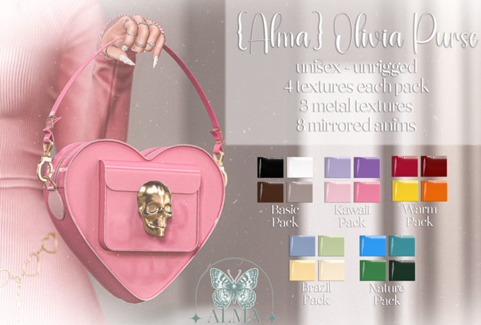 {Alma} Olivia Purse (Fatpack)