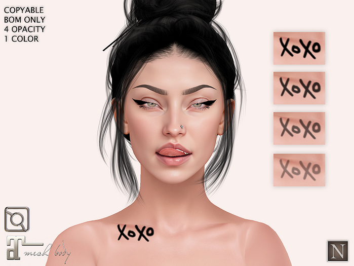[Nerium] Clavicle Tattoo - XoXo