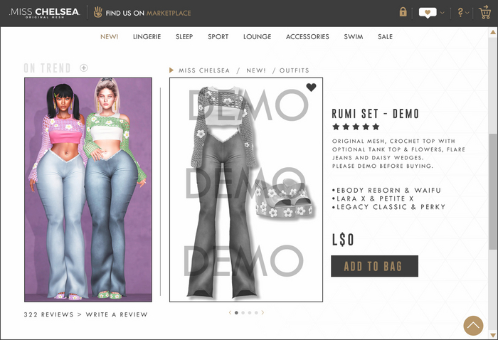 .miss chelsea. DEMO Rumi Set