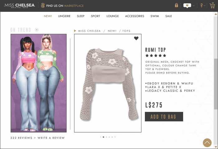 .miss chelsea. Rumi Top Creme