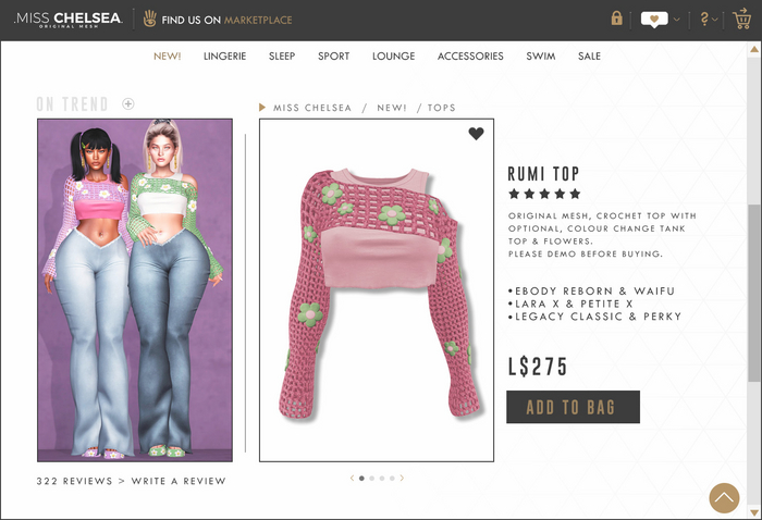 .miss chelsea. Rumi Top Candy