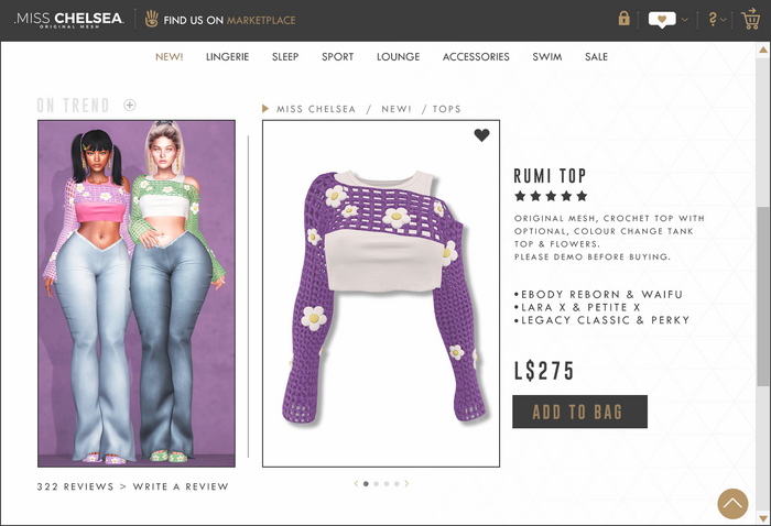 .miss chelsea. Rumi Top Purple