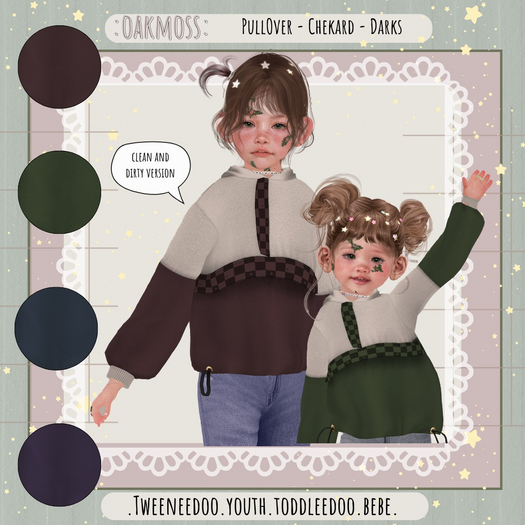 Oakmoss - PullOver - Checkard - Darks