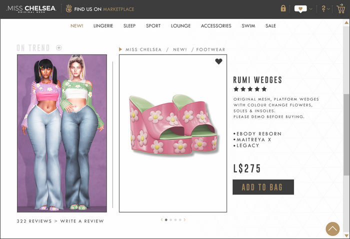 .miss chelsea. Rumi Wedges Candy