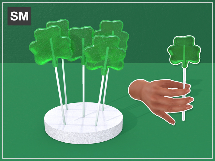 Shamrock Lollipops (Dispenses Lollies)