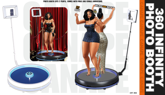 [Canape] 360 Infinity Photo Booth - WHITE