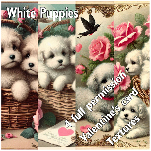 *FD* Dancer's Assets FP Background - White Puppies