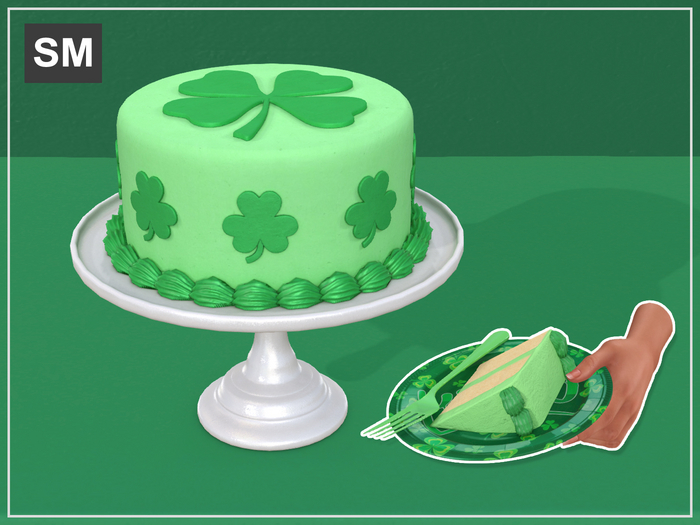 Shamrock Cake (Dispenses Cake)