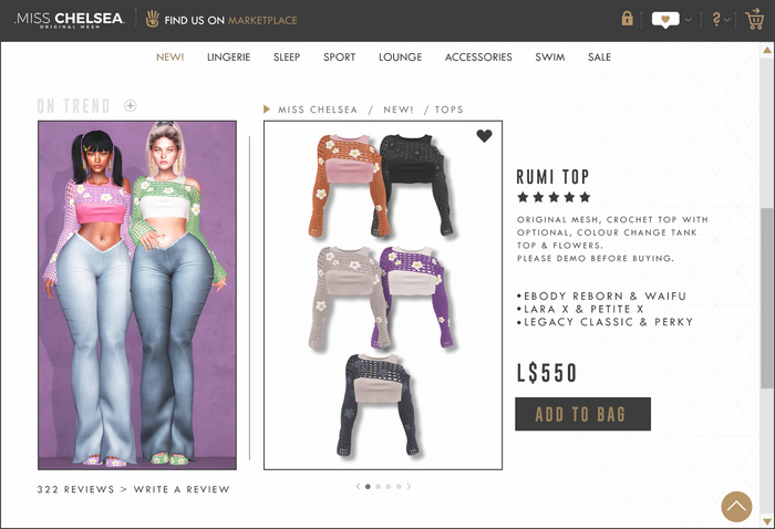 .miss chelsea. Rumi Top Colour Pack 3