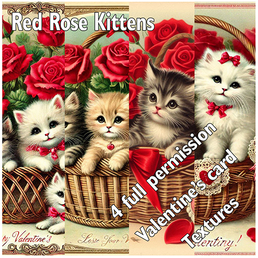 *FD* Dancer's Assets FP Background - Red Rose Kittens